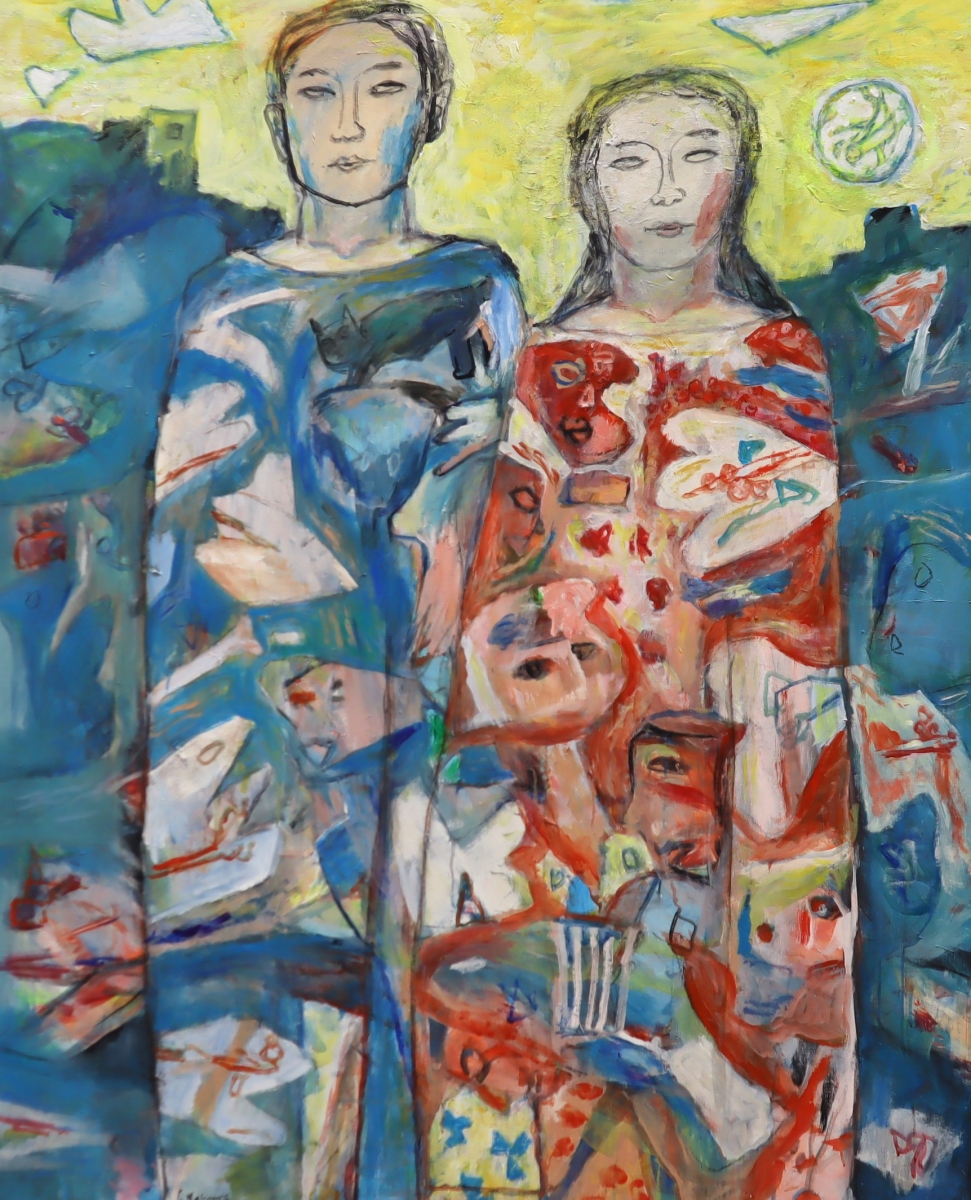 「イザナギノミコトとイザナミノミコト」中浦眞一